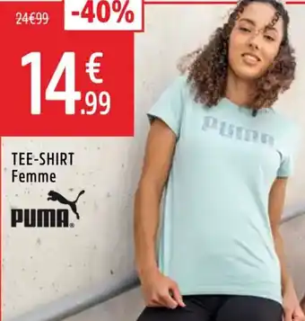 Intersport PUMA Tee-shirt femme offre