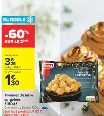 Carrefour Market FINDUS Pommes de terre surgelées offre