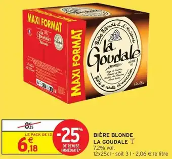 Intermarché Bière blonde la goudale offre