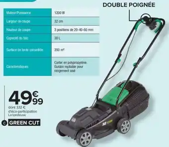 Carrefour Tondeuse électrique 1200 W offre