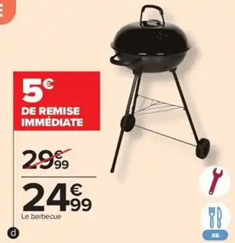 Carrefour Barbecue charbon Cadix offre
