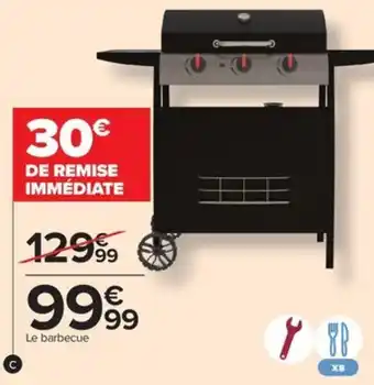 Carrefour Barbecue gaz Seattle offre