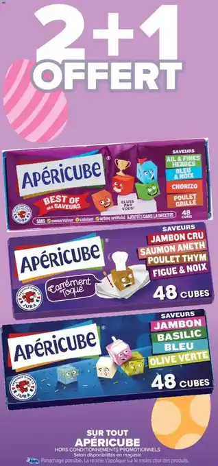 Carrefour Sur tout apéricube offre