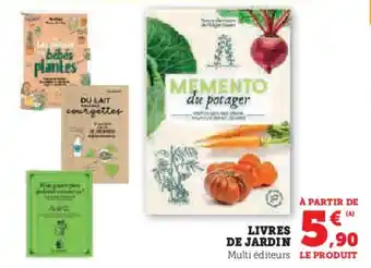 Hyper U Livres de jardin offre