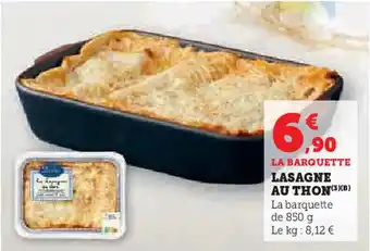 U Express Lasagne au thon offre