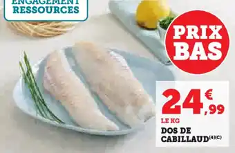 U Express Dos de cabillaud offre