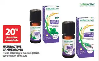 Auchan Naturactive gamme aroma offre
