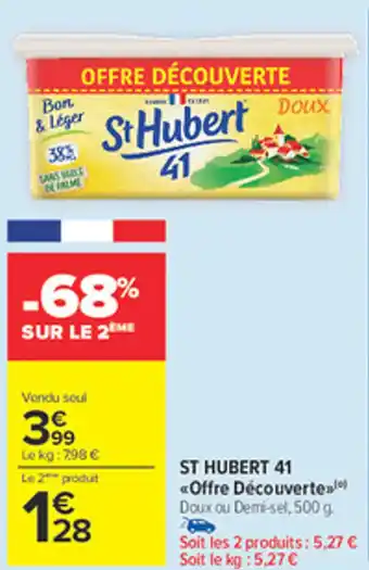 Carrefour Market ST HUBERT 41 Offre Découverte offre