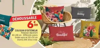 La Foir'Fouille Coussin d'extérieur offre
