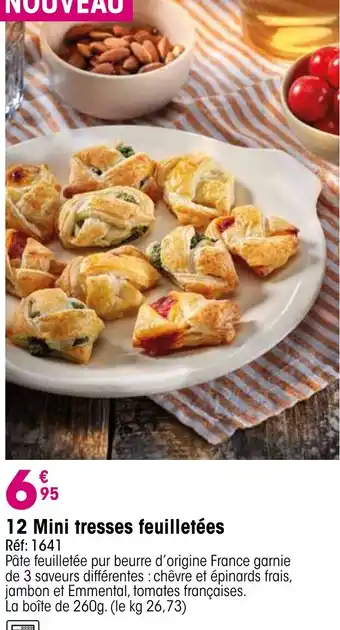 Croque Gel 12 mini tresses feuilletées offre