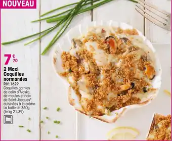 Croque Gel 2 maxi coquilles normandes offre
