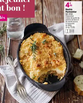Croque Gel Hachis parmentier offre