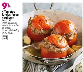 Croque Gel 4 tomates farcies façon traiteur offre