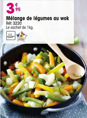 Croque Gel Mélange de légumes au wok offre