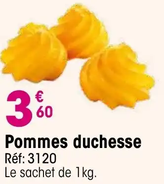 Croque Gel Pommes duchesse offre