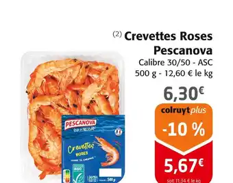 Colruyt Pescanova Crevettes Roses offre