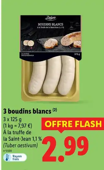 Lidl DELUXE Boudins blancs offre
