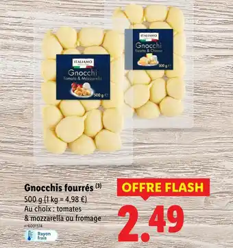 Lidl ITALIAMO Gnocchis fourrés offre