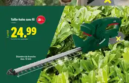 Lidl PARKSIDE Taille-haies sans fil offre