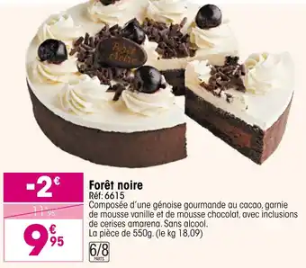 Croque Gel Foret Noire offre