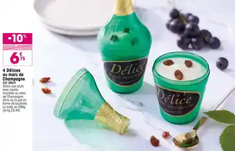 Croque Gel 4 Délices au marc de Champagne offre