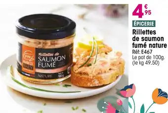 Croque Gel Rillettes de saumon fumé nature offre