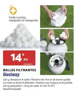 Bricomarché BESTWAY Balles filtrantes offre