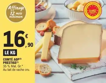 E.Leclerc Comté aop prestige offre