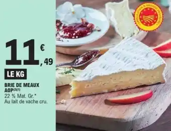 E.Leclerc Brie de meaux aop offre