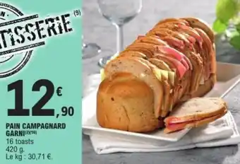 E.Leclerc Pain campagnard garni offre