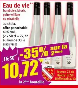 Norma Eau de vie offre