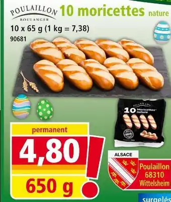 Norma Poulaillon Moricettes nature offre