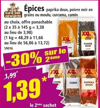 Norma Oase der Gewurze Épices offre