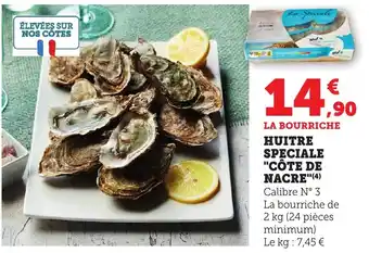 Bi1 Huitre speciale côte de nacre offre