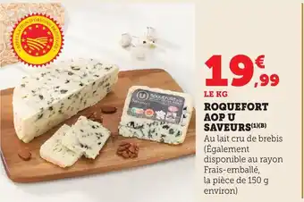 Bi1 Roquefort aop u saveurs offre