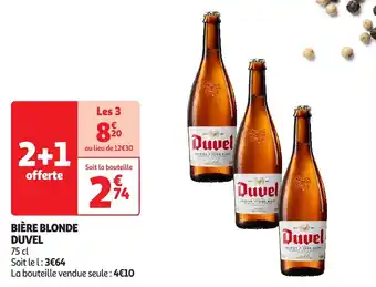 Auchan Bière blonde duvel offre