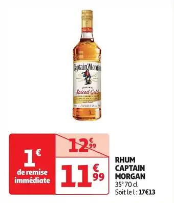 Auchan Rhum captain morgan offre