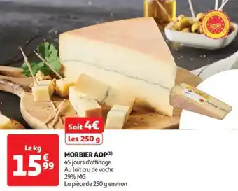 Auchan Supermarché Morbier aop offre