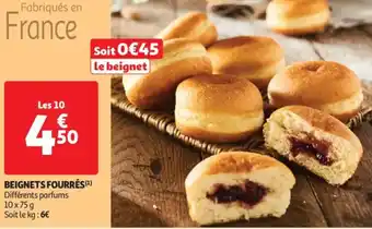 Auchan Supermarché Beignets fourres offre