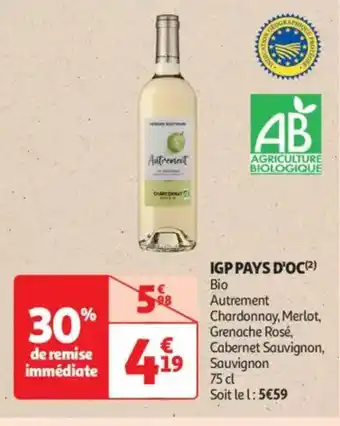 Auchan Supermarché IGP Pays D'oc offre