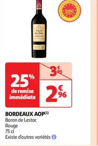 Auchan Supermarché Bordeaux AOP offre