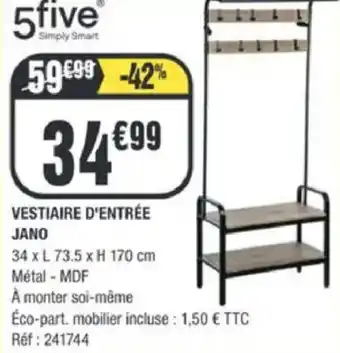 La Foir'Fouille Vestiaire d'entrée jano offre