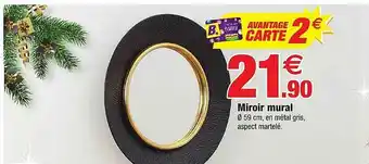 Bazarland Miroir Mural offre