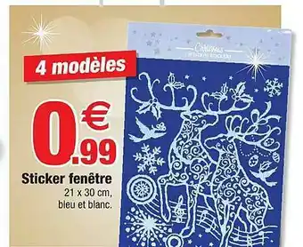 Bazarland Sticker Fenêtre offre