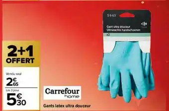 Carrefour Gants Latex Ultra Douceur offre