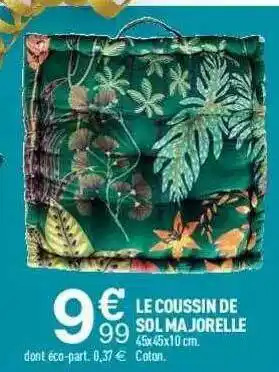 Centrakor Le Coussin De Sol Majorelle offre