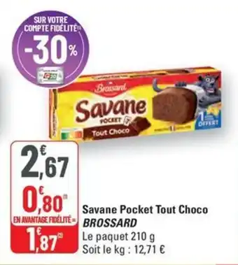 G20 Savane pocket tout choco brossard offre