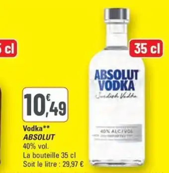 G20 Vodka absolut offre