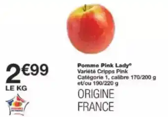 Monop' Pomme pink lady offre