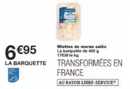 Miettes de morue salée